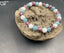 Bracelet spécial équilibre émotionnel Calcédoine, Lépidolite et Pierre de Lune