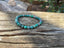 Bracelet élastique de lithothérapie en Turquoise Africaine, Made in France