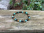 Bracelet élastique de Lithothérapie "Triple Protection" Oeil de Tigre, Turquoise Africaine et Onyx noire