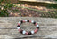 Bracelet élastique en Quartz Fraise, Grenat et Pierre de Lune - 8 mm