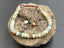Bracelet Shamballa ajustable, perles en Amazonite naturelle