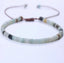 Bracelet Shamballa ajustable, perles en Amazonite naturelle