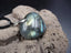 Collier avec pendentif coeur en labradorite de Madagascar