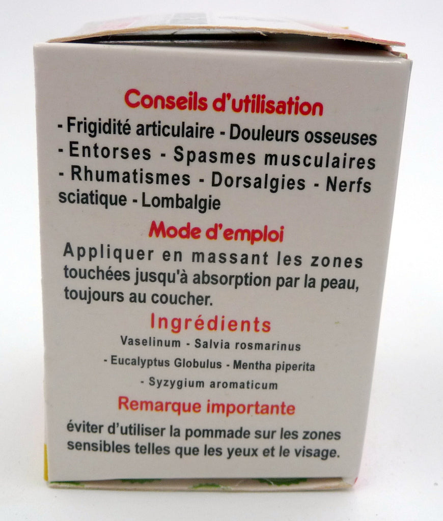 Crème Gel Bio à l'Huile d'Autruche Pommade Rhumatismes