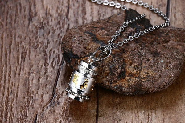 Collier pendentif tibétain Om mani padme Hum Bouddhiste Zen A48 | UK Collier pendentif tibétain Om mani padme Hum Bouddhiste Zen A48 | UK