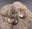 Boucles d'oreilles créoles en corne de zébu Madagascar