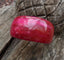 Bracelet KEMBA en corne de zébu rose fuschia Madagascar
