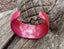 Bracelet KEMBA en corne de zébu rose fuschia Madagascar