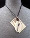 Collier Rune Fehu en os de buffle - Richesse et prospérité