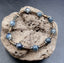Bracelet en argent Tibétain et perles en labradorite