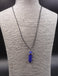 Collier avec pendentif pointe en Lapis Lazuli