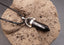 Collier avec pendentif pointe en Onyx naturel. Protège la grossesse