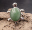 Bague tortue en Aventurine du Brésil