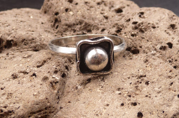 Bague de pied / orteil bijou couleur argent Inde Bangalore