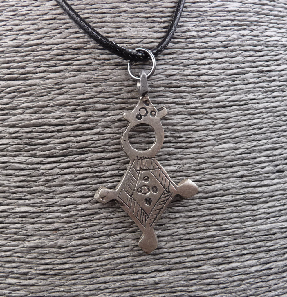 Collier Croix du sud touareg argent Niger pendentif d'Agadez