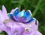 Bague Bouddhiste Tibétaine fleur de lotus en argent 925