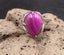 Bague en Agate Rose d'Australie forme goutte