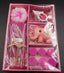 Coffret aromathérapie à la rose bougies + encens + éléphant porte encens