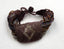 Bracelet Iris en perles de rocaille prune