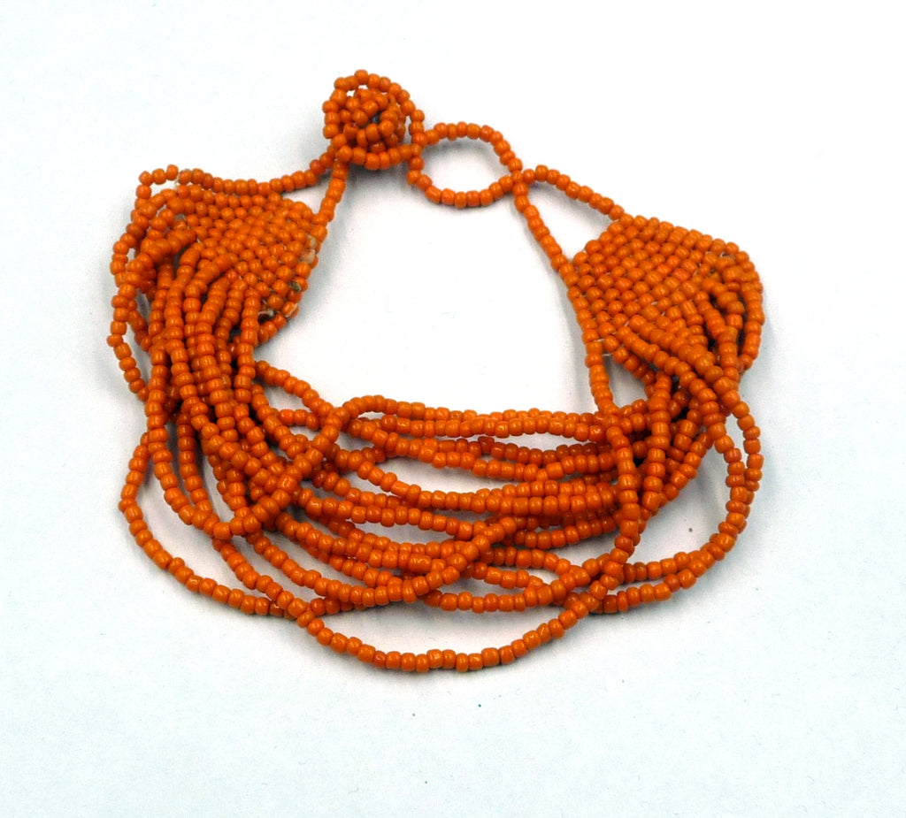Bracelet Bali en perles de rocaille oranges