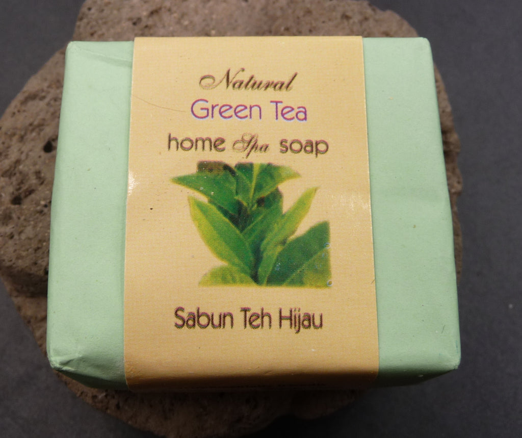 Savon bio à l'huile essentielle de thé vert de Bali