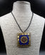 Collier Tibétain Bouddhiste en Laiton, Lapis Lazuli et Corail de l'Himalaya