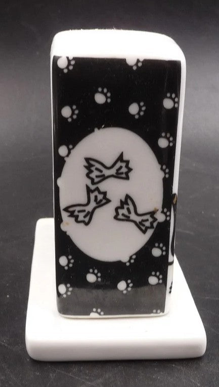 Salière et poivrière chat en porcelaine