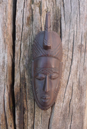 Masque semainier africain en bois d'ébène - Art Africain