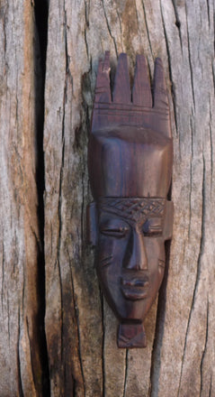 Masque semainier africain en bois d'ébène - Art Africain