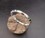 Bracelet jonc rigide vintage en émail cloisonné