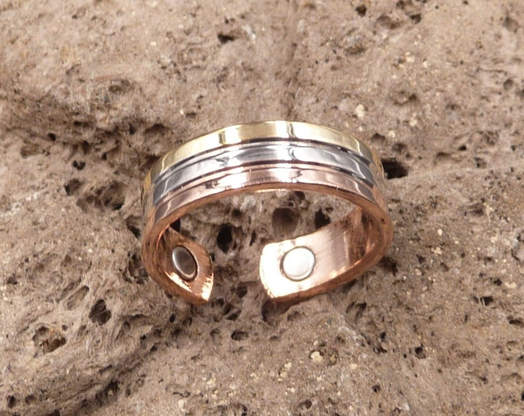 Bague en cuivre avec aimants Anti-Douleurs Arthrose Rhumatisme