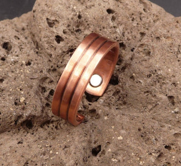 Bague en cuivre avec aimants Anti-Douleurs Arthrose Rhumatisme