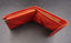 Porte-monnaie porte-cartes en cuir orange artisanat Maroc