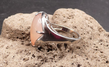 Bague en Quartz fraise forme goutte
