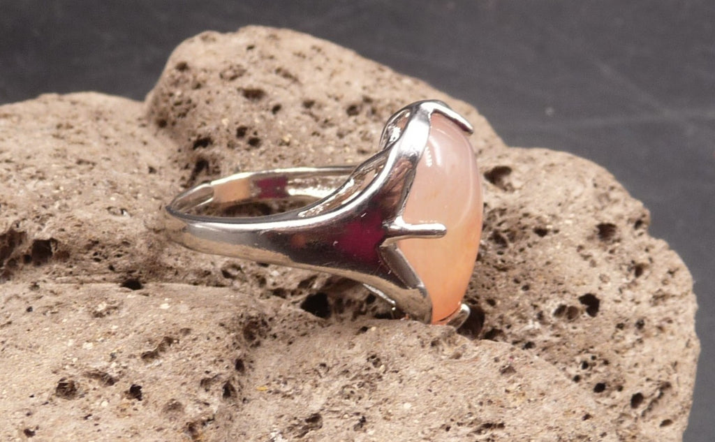 Bague en Quartz fraise forme goutte