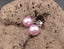 Boucles d’oreilles clous en Argent 925 – Perle d’eau douce rose