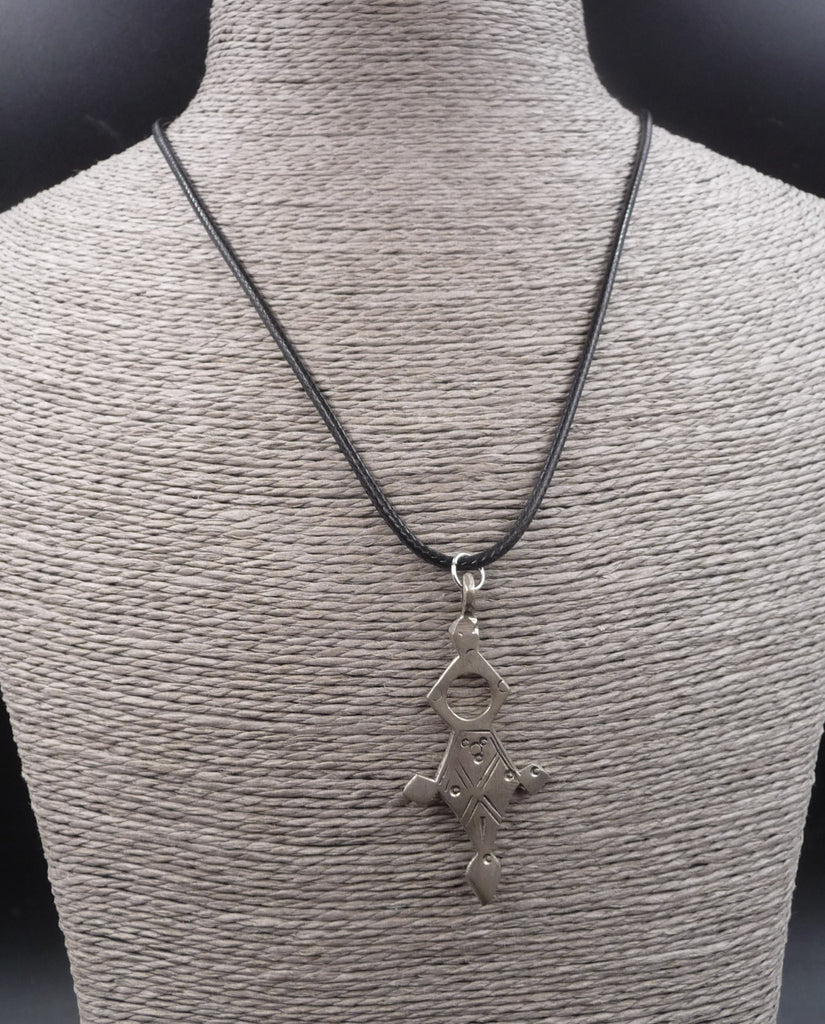 Collier Croix du sud touareg argent Niger pendentif d'Agadez