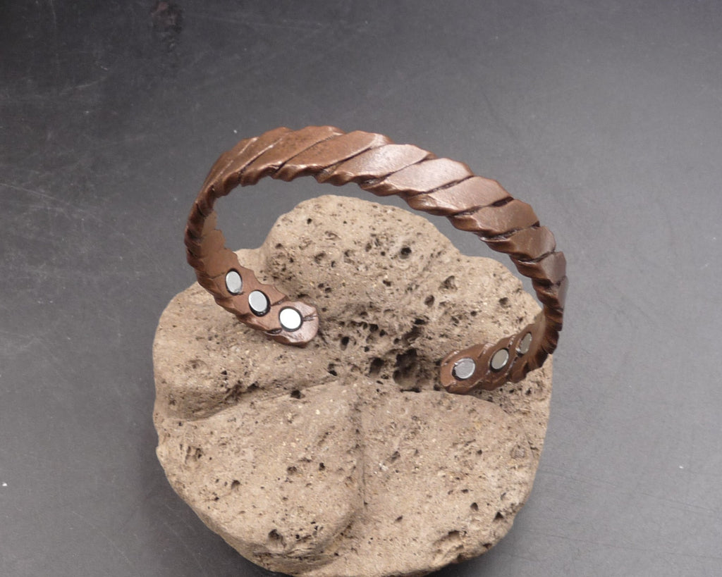 Bracelet magnétique en cuivre avec aimants Anti-Douleurs Arthrose Rhumatismes