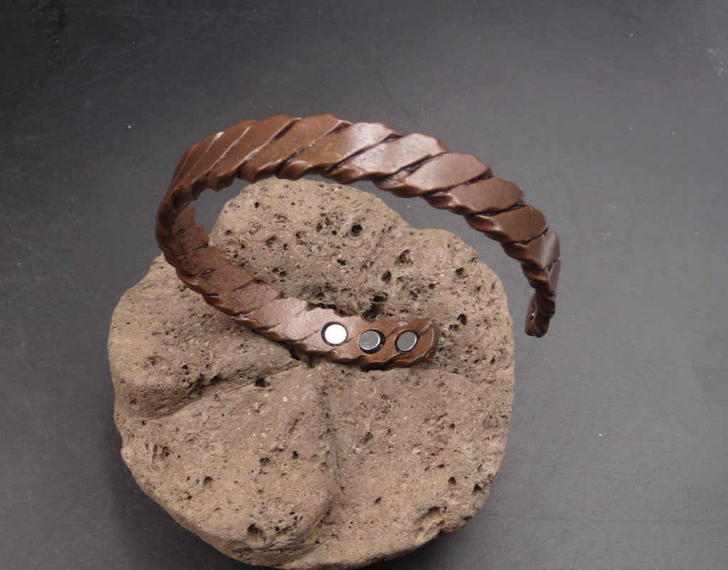 Bracelet magnétique en cuivre avec aimants Anti-Douleurs Arthrose Rhumatismes