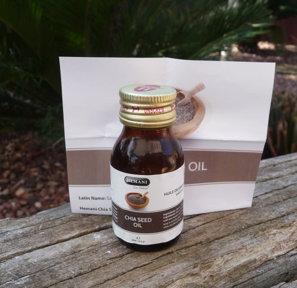 Huile de Graines de Chia 100 % Pure et Naturelle 30 ml