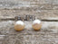 Boucles d’oreilles clous en Argent 925 – Perle d’eau douce rose