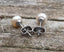 Boucles d’oreilles clous en Argent 925 – Perle d’eau douce rose