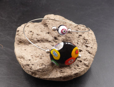 Bracelet réglable en verre de Murano