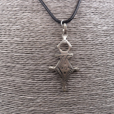 Collier Croix du sud touareg argent Niger pendentif d'Agadez