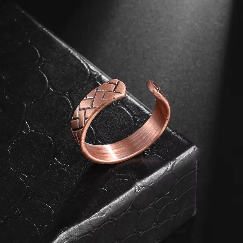 Bague en cuivre avec aimants Anti-Douleurs Arthrose Rhumatisme