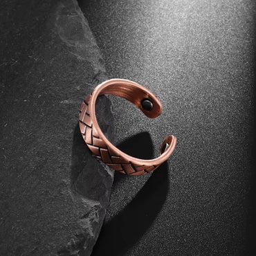 Bague en cuivre avec aimants Anti-Douleurs Arthrose Rhumatisme