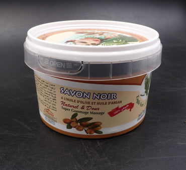 Savon Noir Beldi Huile d'Argan BIO 100 % Naturel 250 g
