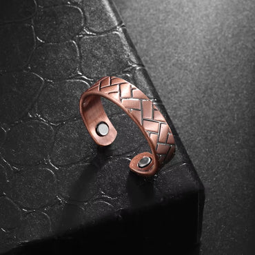 Bague en cuivre avec aimants Anti-Douleurs Arthrose Rhumatisme