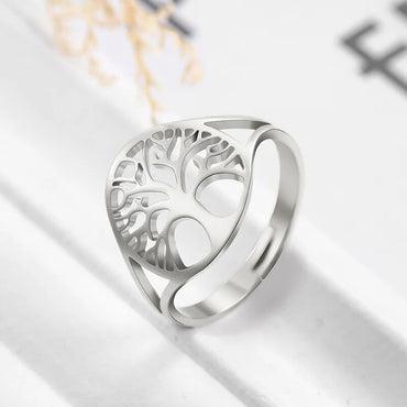 Bague "Energétique" arbre de vie