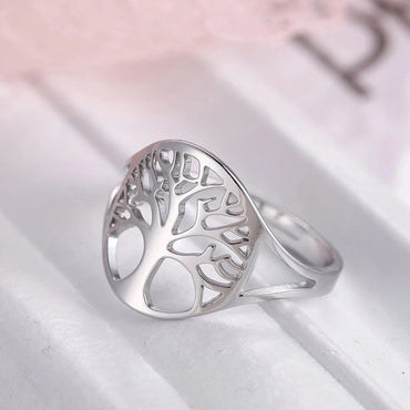Bague "Energétique" arbre de vie